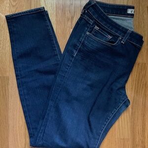 J Brand womens 32 Ink dark blue skinny jeans 7011c012 EUC